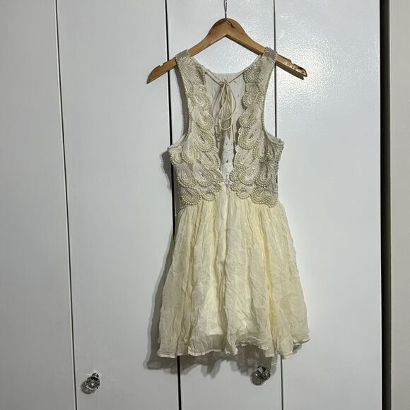 Free People Pearlie Mini Dress Size 6 - Picture 12 of 12